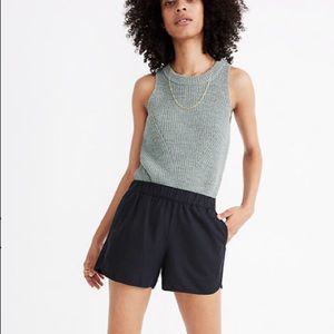 Madewell Pull-On Shorts Blk